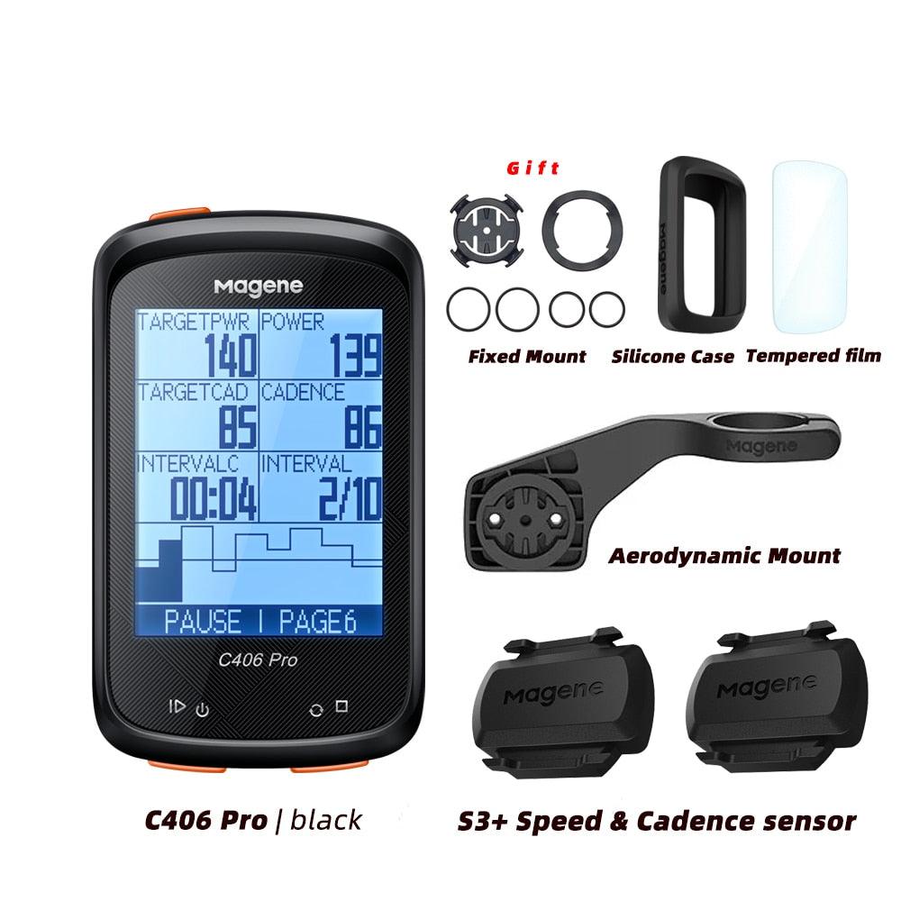 Magene C406 Bike GPS Computer C406 Pro MTB Road Cycle Smart Wireless Waterproof Speedometer Bicycle Odometer Stra - Pogo Cycles