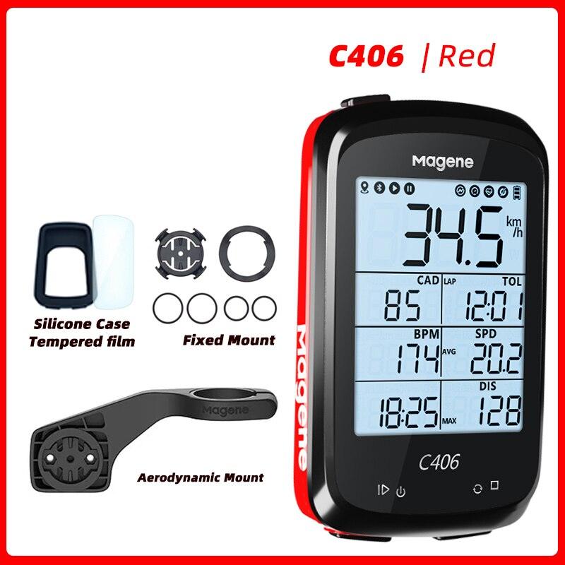 Magene C406 Bike GPS Computer C406 Pro MTB Road Cycle Smart Wireless Waterproof Speedometer Bicycle Odometer Stra - Pogo Cycles