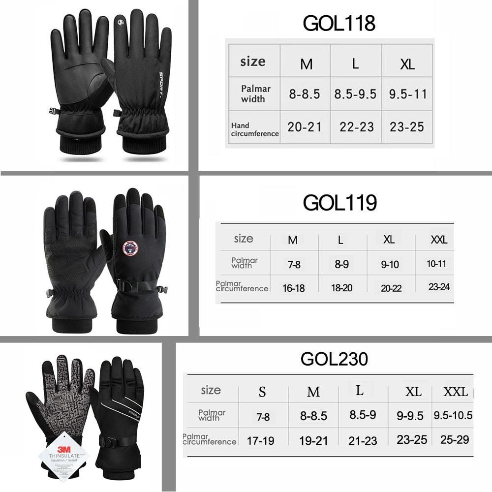 Men Winter Waterproof Cycling Gloves - Pogo Cycles available in cycle to work