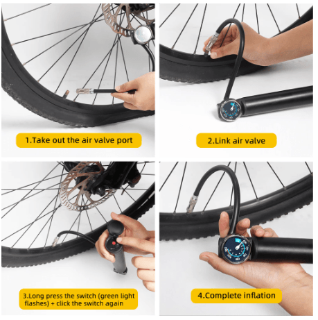 Mini Electrical Air Pump Portable Wireless - Pogo Cycles available in cycle to work