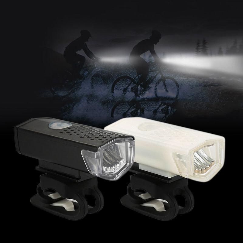 MTB Mountain Bicycle Lamp Bicycle Light Front Rear Taillight USB Rechargeable Waterproof MTB Bike Headlight Cycling Flashlight - Pogo Cycles