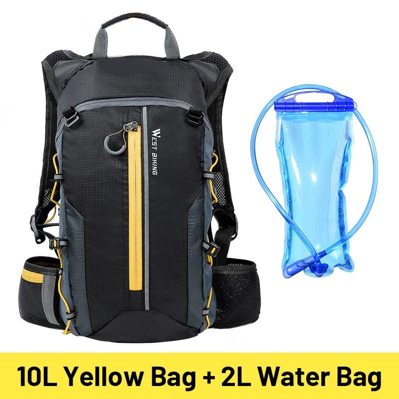 WEST BIKING 10L Breathable Cycling Backpack Waterproof Folding Bicycle Bag - Pogo Cycles